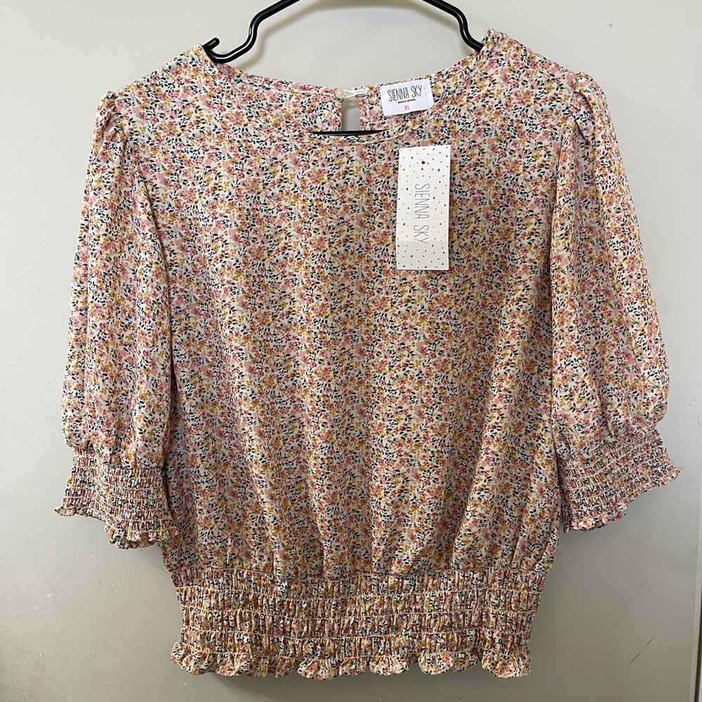 Sienna Sky Floral Blouse
